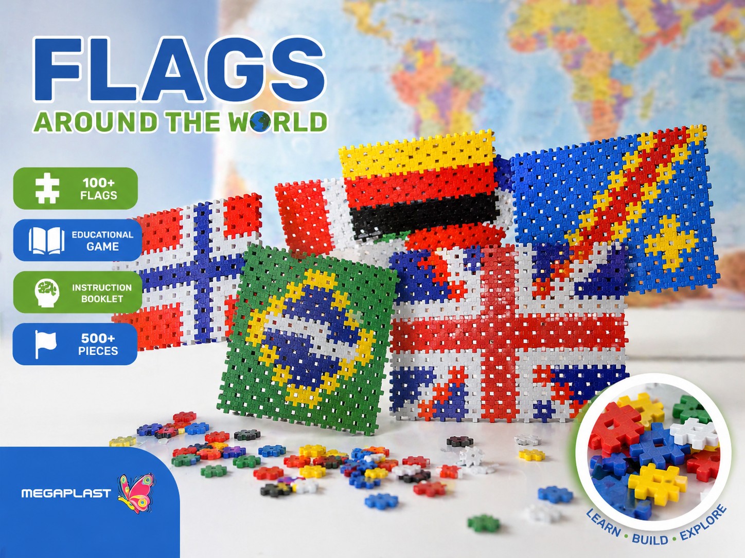 Mega puzzle zastave 951862